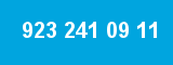 923 241 09 11 923 241 09 11